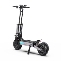 APEFOX T90 Dual Drive Electric Scooter with black wheels on a white background