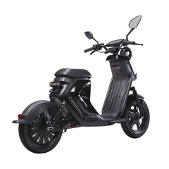Back side view of
BEZIOR XIAONIU B High-Power Electric Commuting Bike on a white background - Pogo Cycles, Ireland