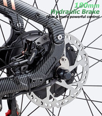 BURCHDA HC26 Dual Motor Electric Bike - Pogo Cycles - Hydraulic Bike view in white background