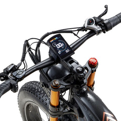 Display view of BURCHDA HC26 Dual Motor Electric Bike - Pogo Cycles