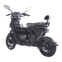 Bezior XIAONIU A Electric Commuting Bike - Black on a white background