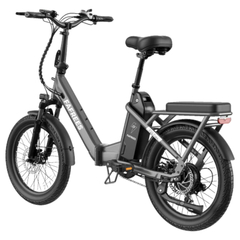 Fafrees F20 Flex Step-Through Folding E-Bicycle with 'FAFREES' branding on a white background