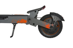 Close-up of a KuKirin G2 Ultra Electric Scooter with visible branding on a white background