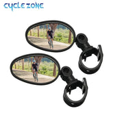 2PCS Bicycle Rearview Mirror 360 Degree Adjustable Rotatable Universal Cycling Handlebar Rear View Mirrors for MTB Road Bike