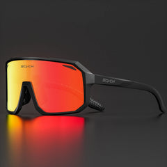 SCVCN New Outdoor Cycling Glasses Bike Sunglasses Men UV400 Eyewear Sports MTB Goggles Bicycle Women Riding Hiking Sunglasses