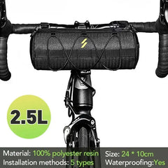 NEWBOLER New Handlebar Bag Bicycle Bags Frame Pannier Bag Multifunction Portable Shoulder Bag Bike Accessorie