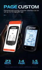 iGPSPORT BSC100S GPS Odometer Cycling Bike Computer Sensors Cycl Speedomet Riding Cycling Speedometer 2.6‘’ large screen