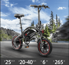 DYU D3F Upgraded Folding Electric Bike - US - Pogo Cycles