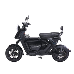 Black Bezior XIAONIU A Electric Commuting Bike on a white background - Pogo Cycles, Ireland