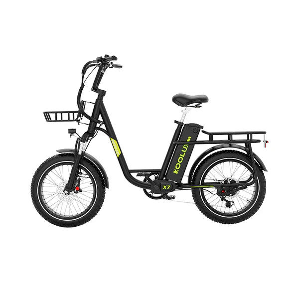 KOOLUX X7 Cargo Electric Bike with a visible brand logo on a white background