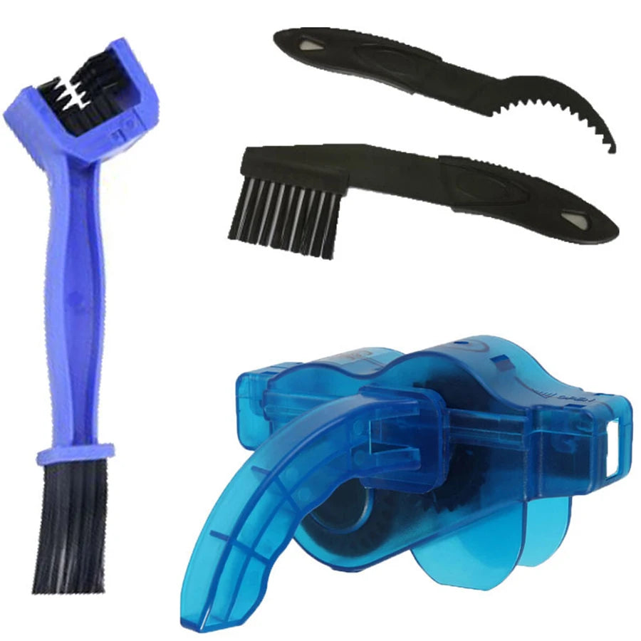 Bicycle Chain Cleaner Cycling Cleaning Kit Bike Wash Tool Set Bike Protection Oil Portable Outdoor Mountain Bicycle Repair Tools