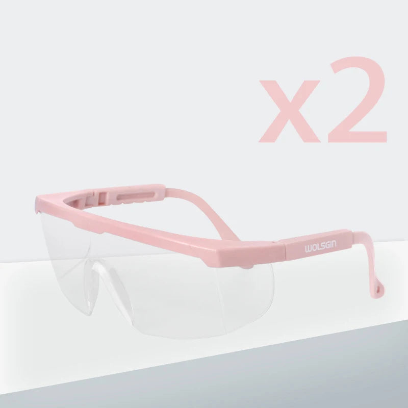 1 Pair of Splash Proof and Dust-Proof Neutral PC Lens Bicycle Goggles, Impact Resistant Welding Riding Decorative Glasses