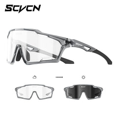 SCVCN Photochromic Sunglasses for Man Cycling Glasses MTB Riding Skating UV400 Fishing Goggles Woman Bike Bicycle Baseball 2026
