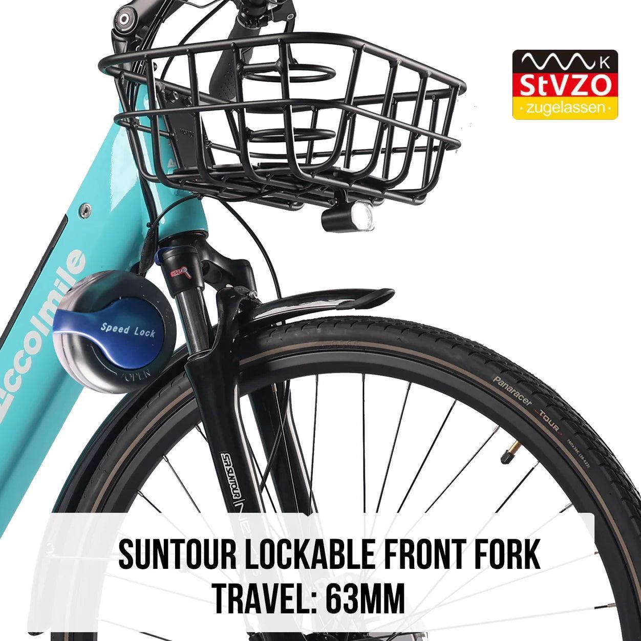 ACCOLMILE ANTELOPE 1S STEP-THRU ELECTRIC BIKE - UK - Pogo Cycles