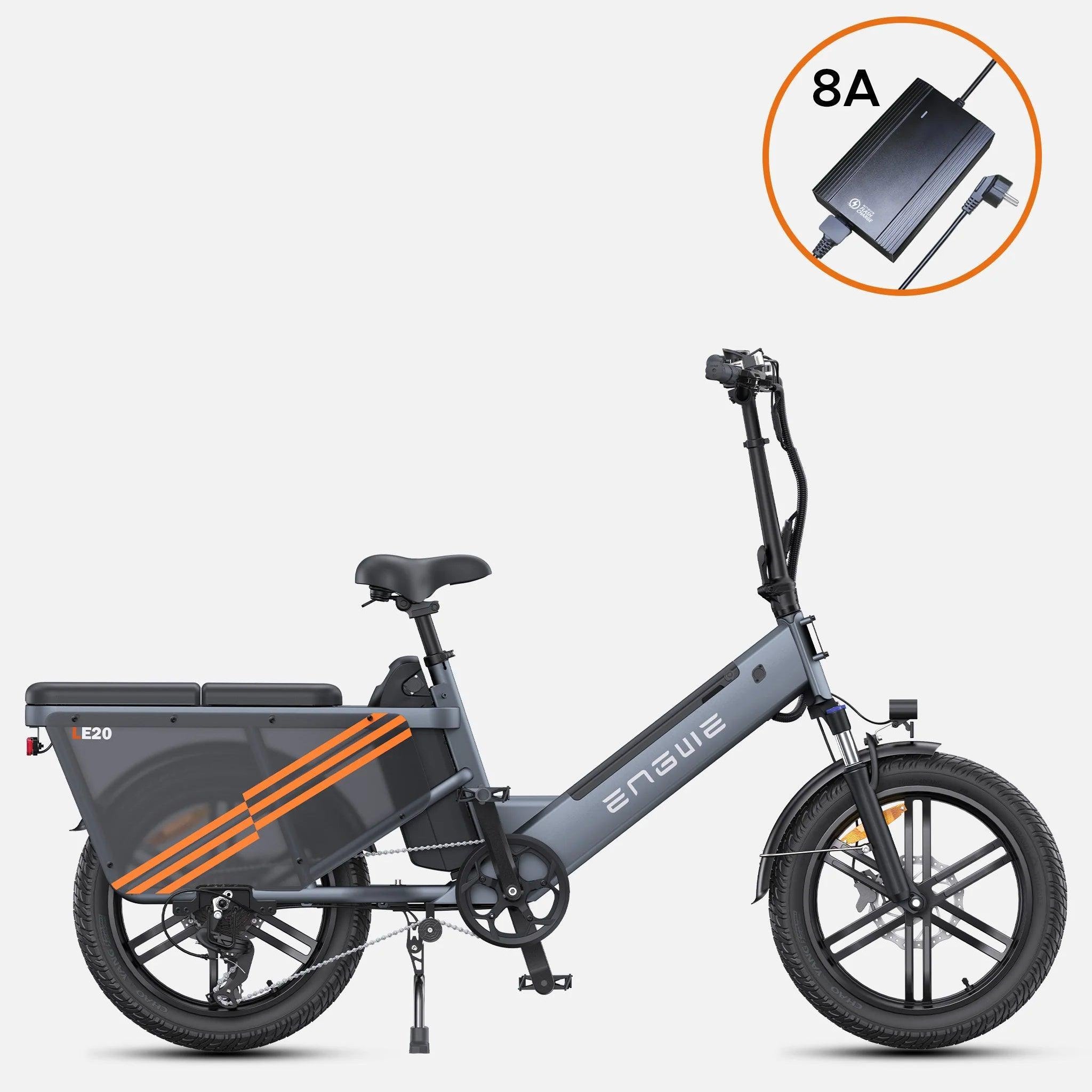 ENGWE LE20 Step-Thru Cargo Electric Bike - UK - Pogo Cycles