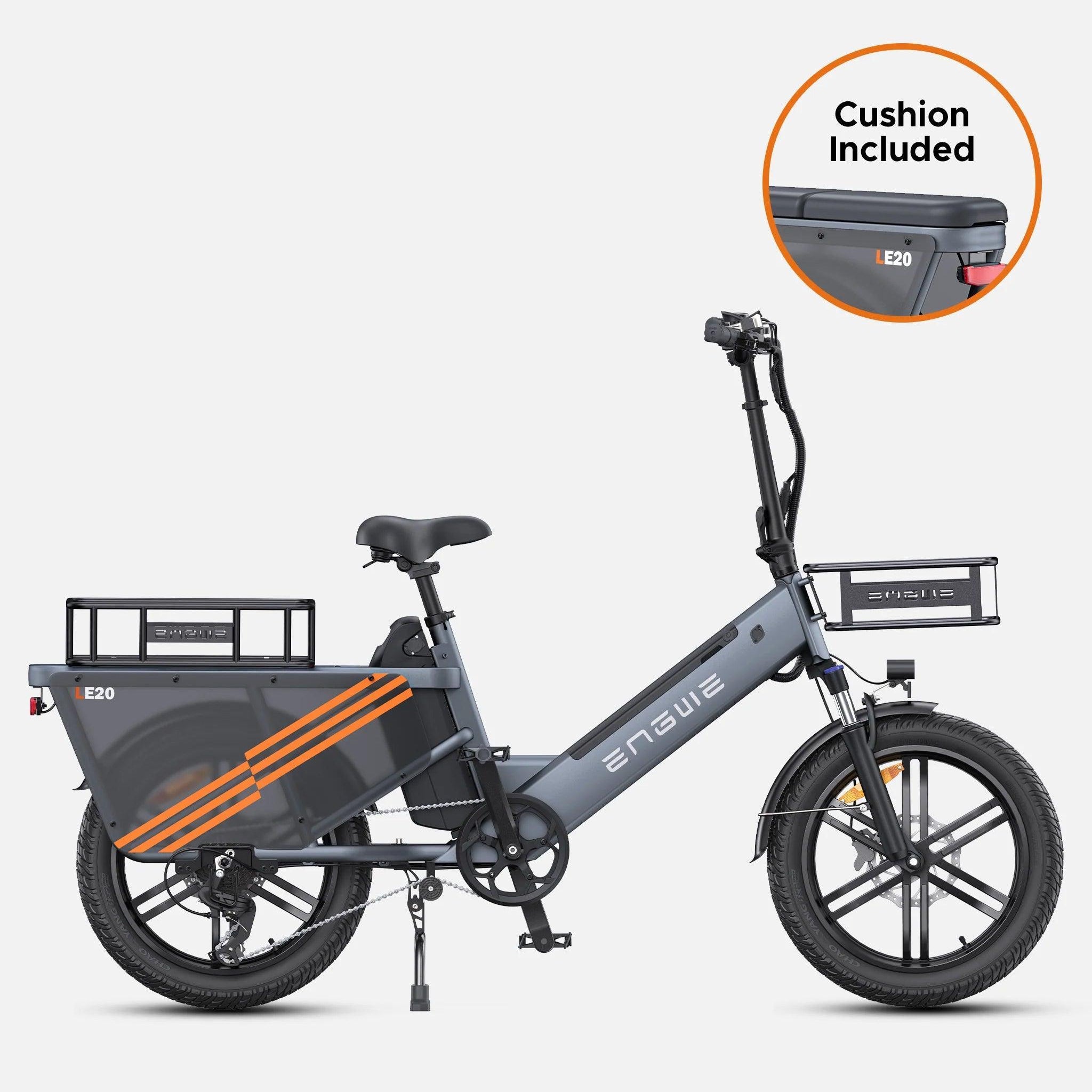 ENGWE LE20 Step-Thru Cargo Electric Bike - UK - Pogo Cycles