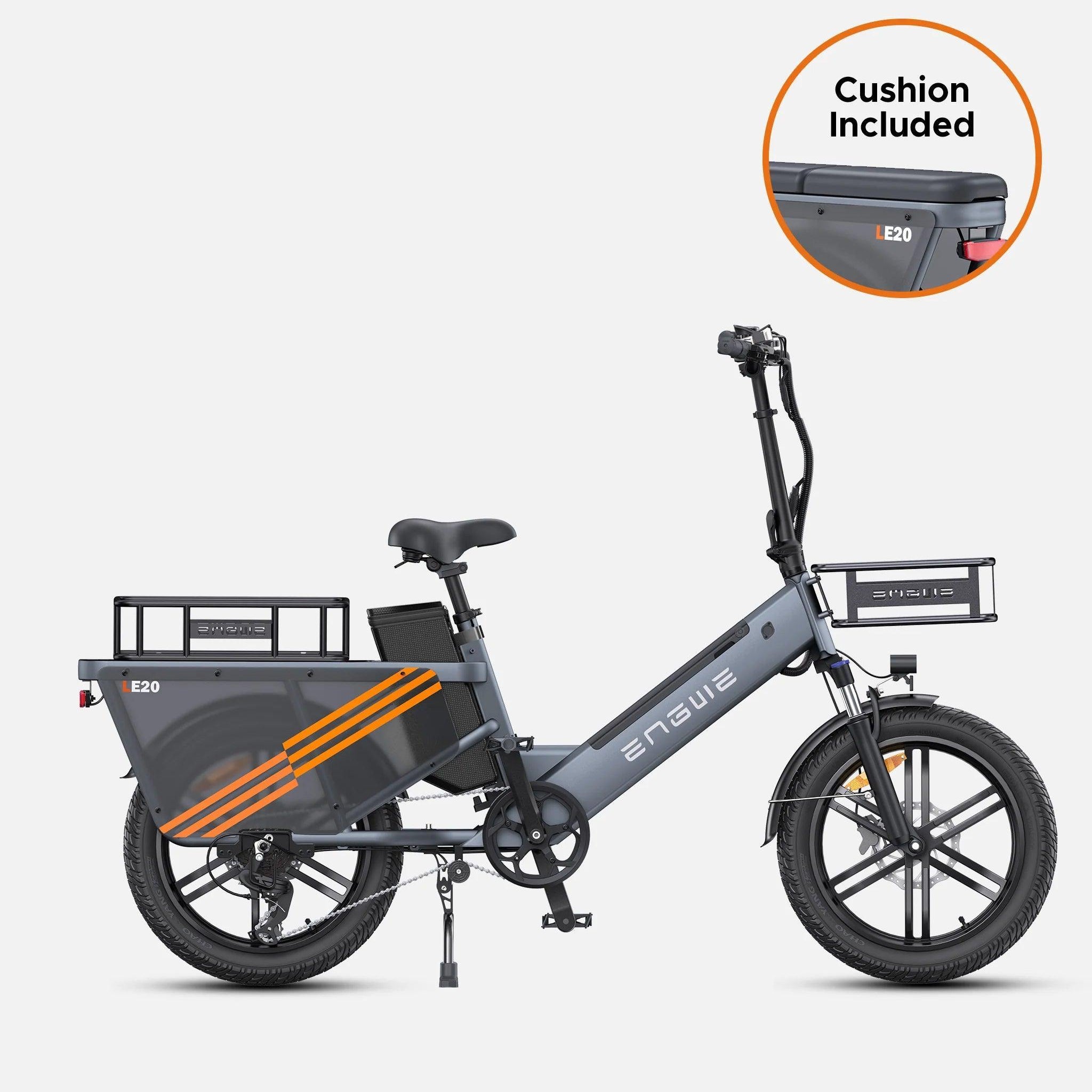ENGWE LE20 Step-Thru Cargo Electric Bike - UK - Pogo Cycles