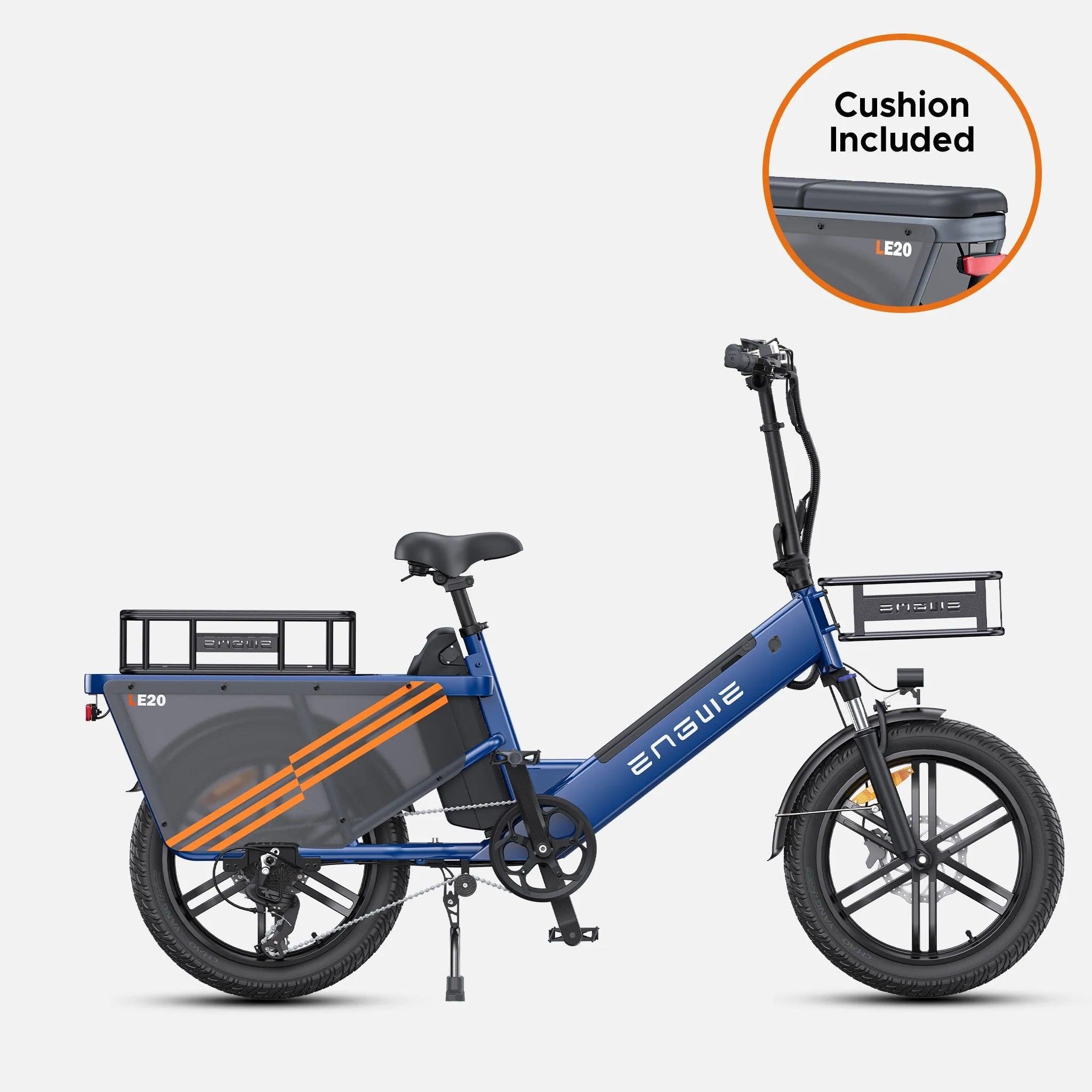 ENGWE LE20 Step-Thru Cargo Electric Bike - UK - Pogo Cycles