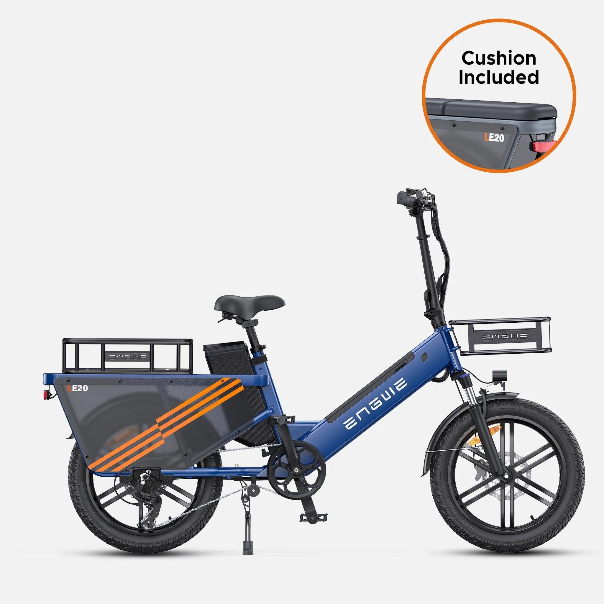 ENGWE LE20 Step-Thru Cargo Electric Bike - UK - Pogo Cycles