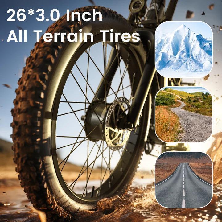 GUNAI GN68 2000W Dual Motor Electric Bike - UK - Pogo Cycles