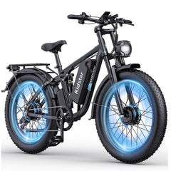 Ridstar E26 PRO Electric bike - right side wheel view  in white background- Pogo Cycles